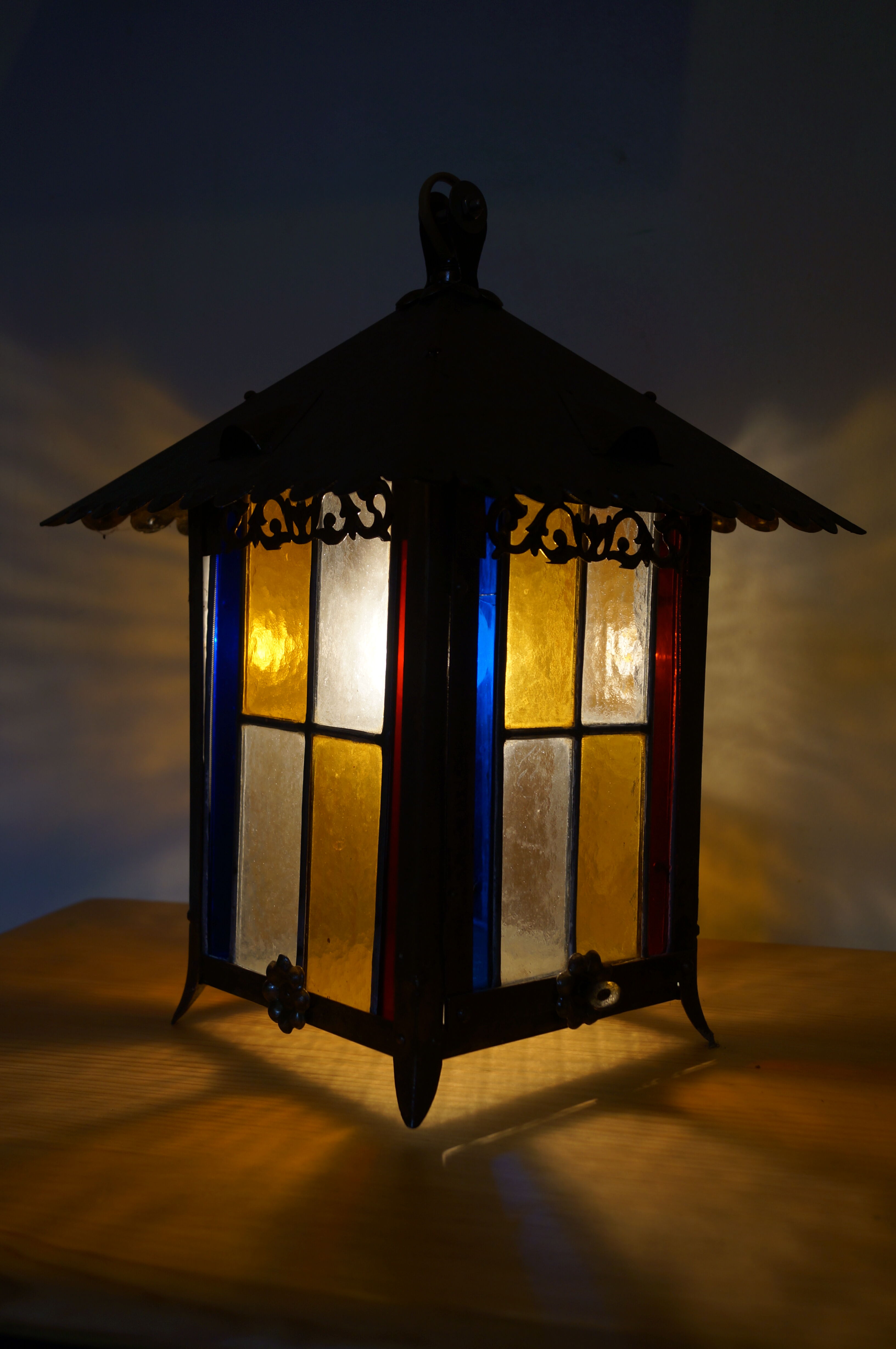 Stained glass lantern 1930