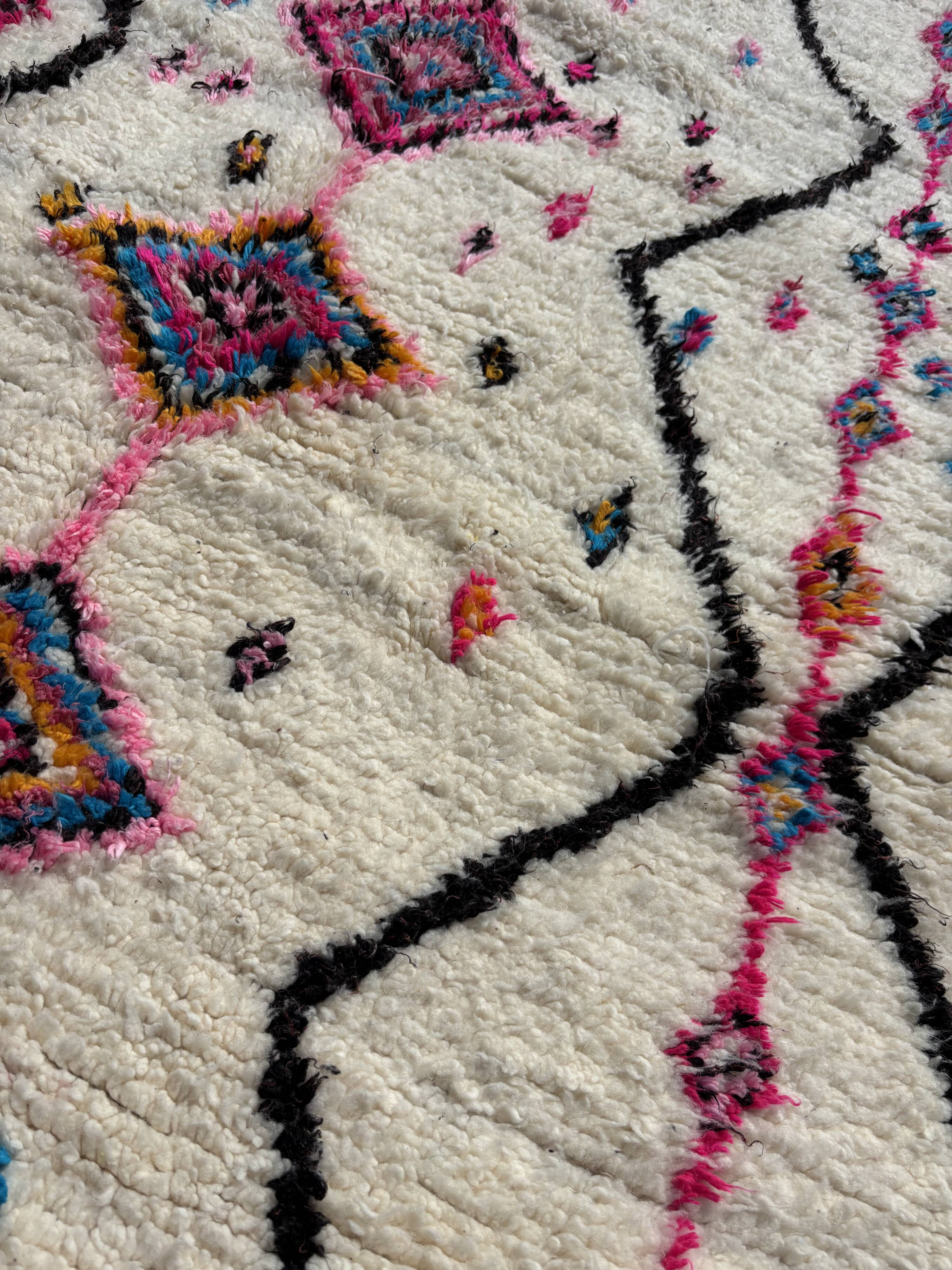 Moroccan Azilal wool rug 150x250 cm