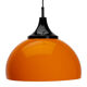 Orange space age pendant lamp