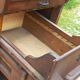 Oak craft cabinet with 5 drawers from the 1930s/1950s