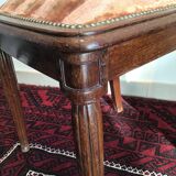 Paire de chaises art deco en acajou