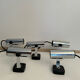 Set de 5 appliques vintage orientable chromée, Italie 1970