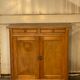 Old parisian raw wood side board