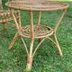 Rattan table and chair set