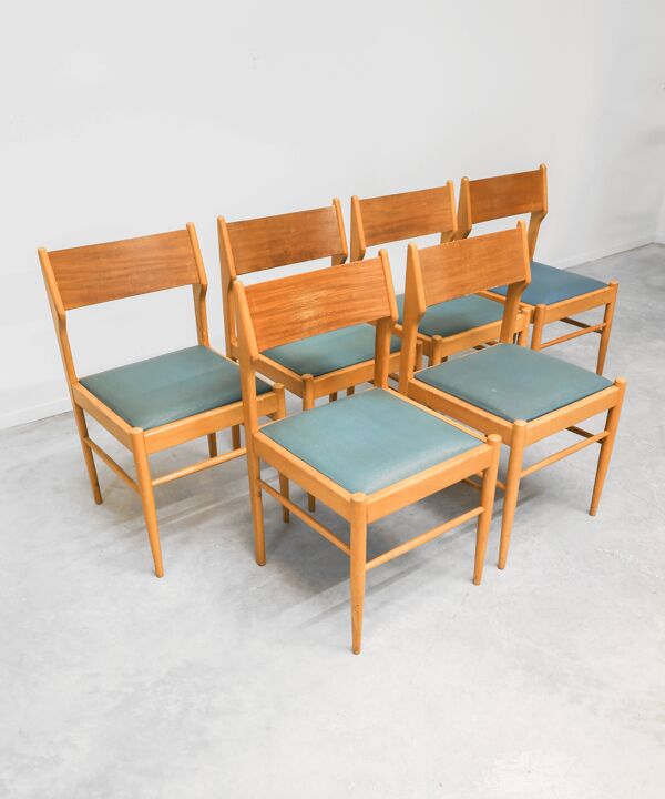 Chaises de salle à manger scandinaves, années 1970
