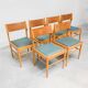 Vintage Scandinavian Dining Chairs, 1970s.