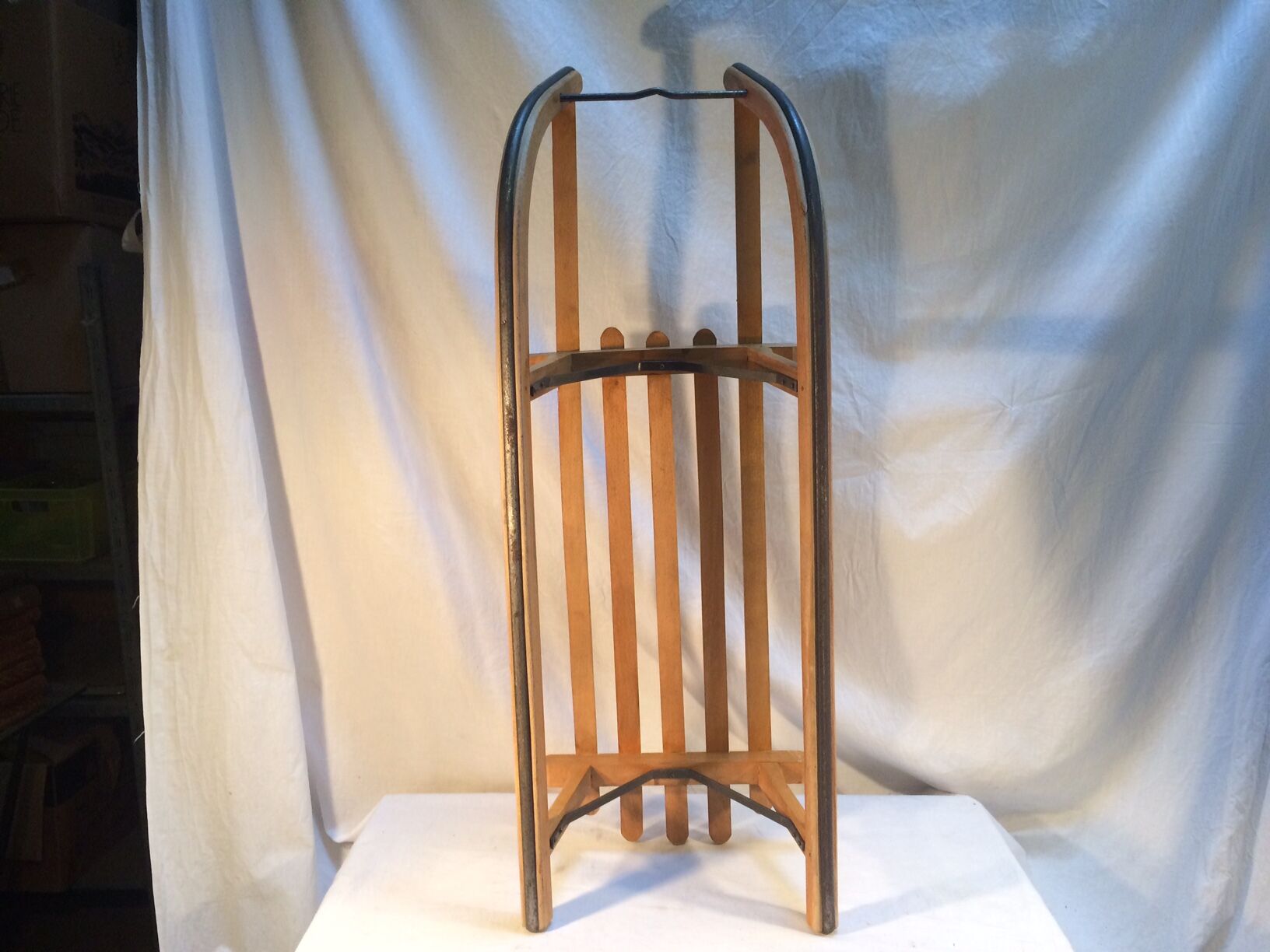 Traditional vintage wooden sled