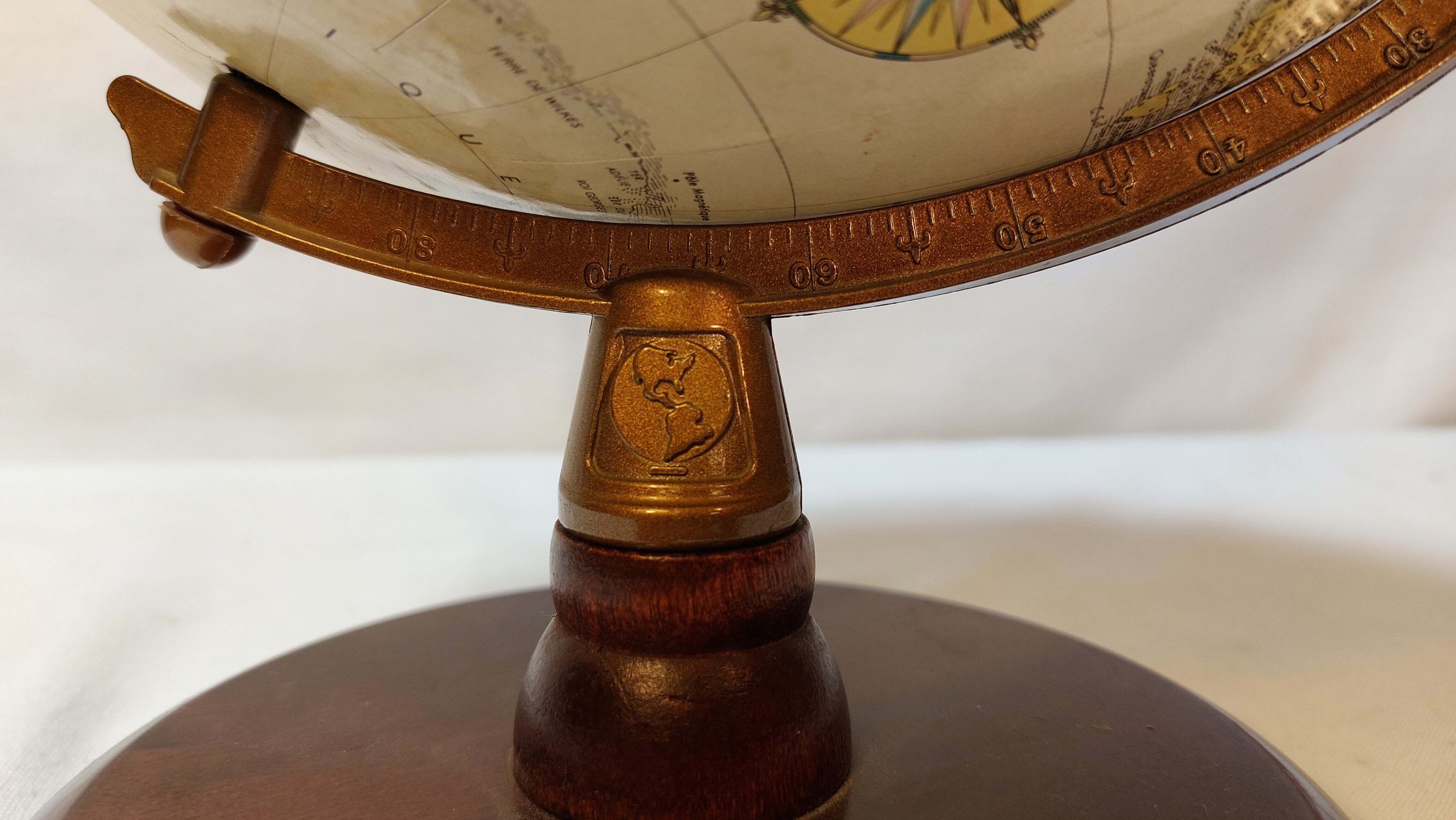 Globe Globe World Map Replogue U.S.A. - 70S/80s