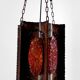 Suspension, Potiers d'Accolay, Patinated Copper and Fractal Resin, Circa 1970