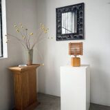 Constructivist wooden table lamp