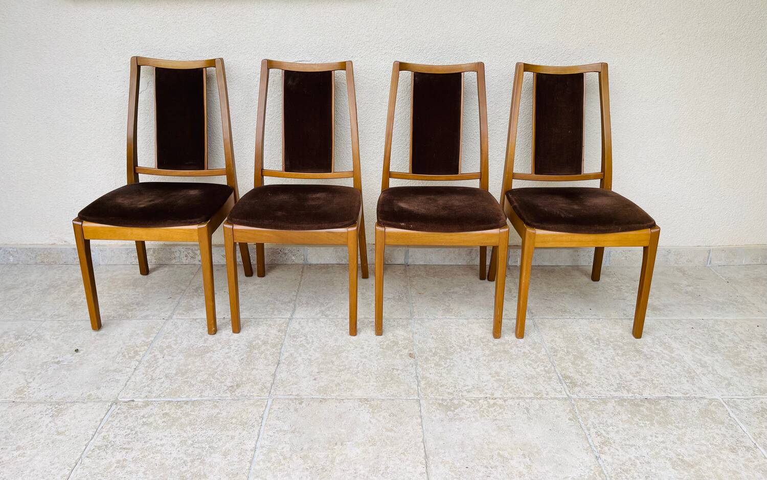 4 vintage chairs from the 1960s