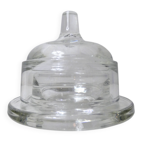 Beurrier cloche individuel en verre