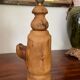 Lamp foot made of vintage olive wood