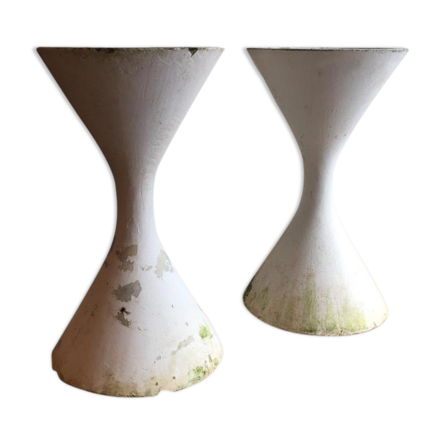 Pair of vases Anton Bee and Willy Guhl for Eternit, creation 195