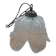 Vintage frosted blown glass pendant light