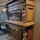 Antique solid wood furniture richly carved, in Renaissance style.