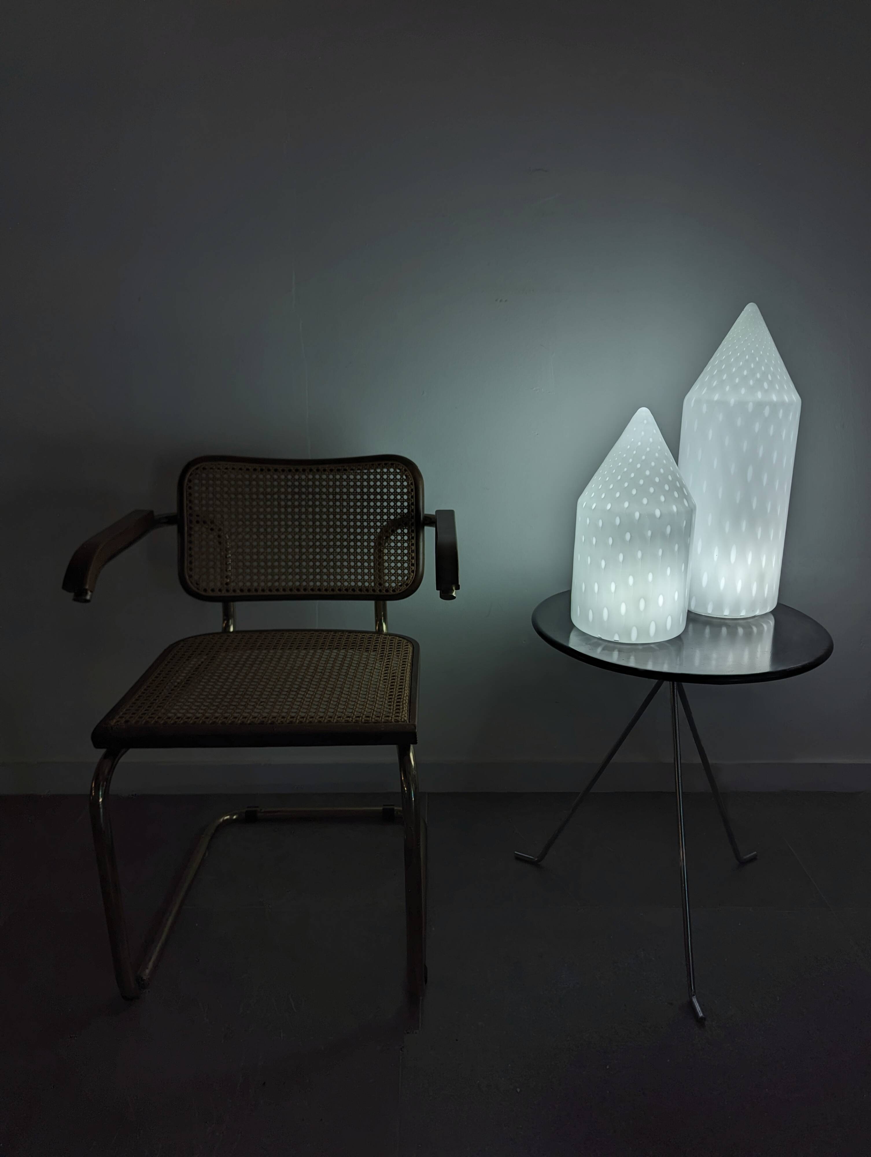 Pair of table lamps by Vetri Murano