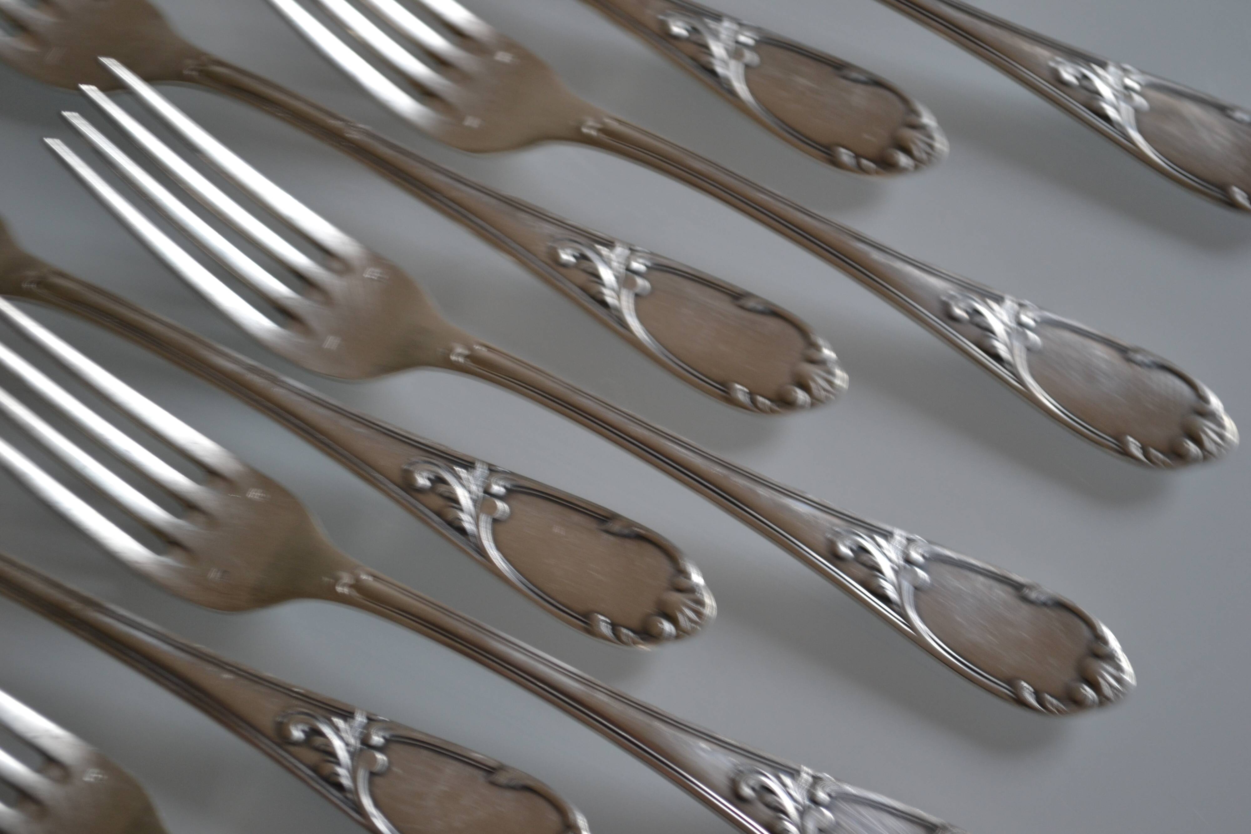 10 Frionnet François silver-plated table forks