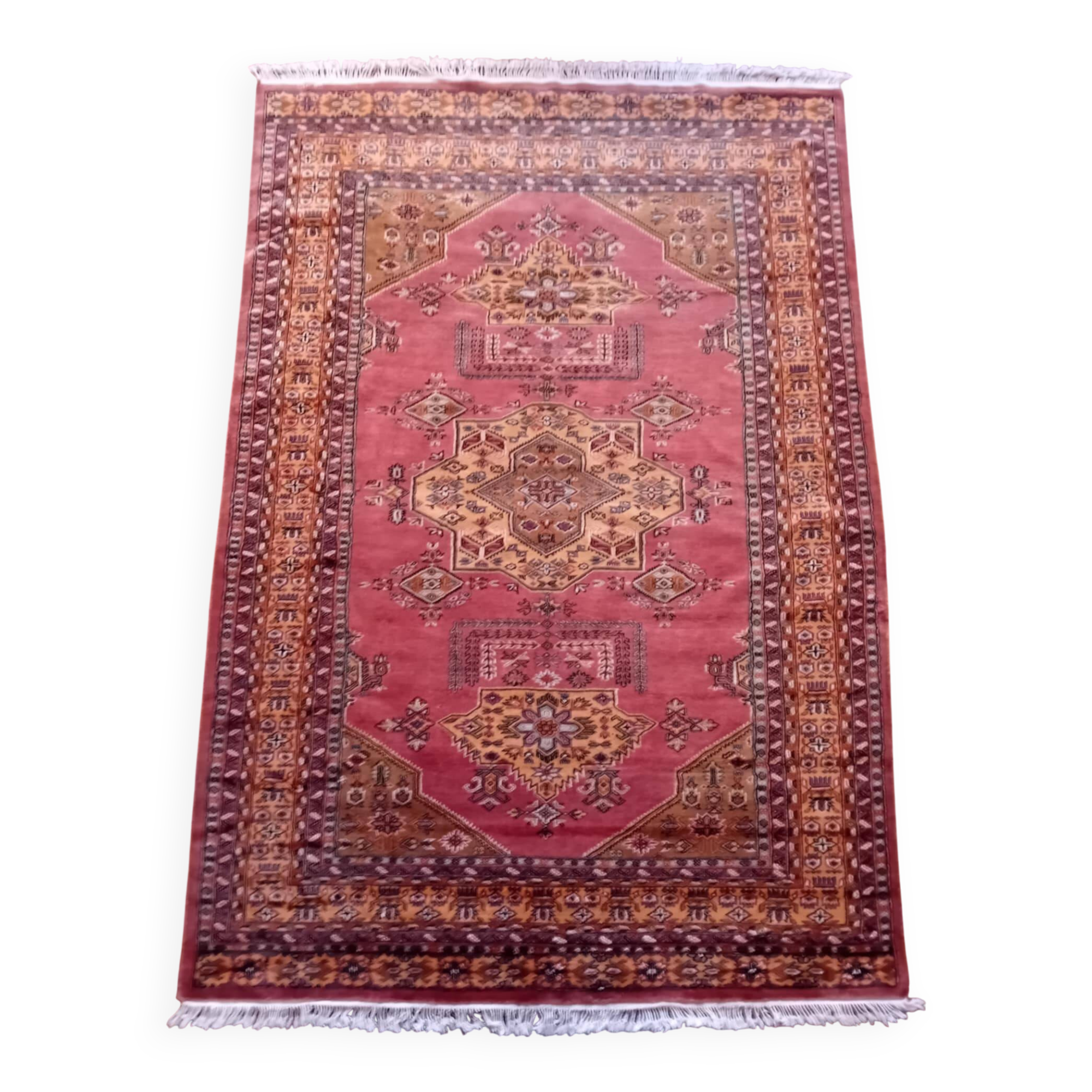 Handmade Pakistani Kafkazi Rug 275x194cm
