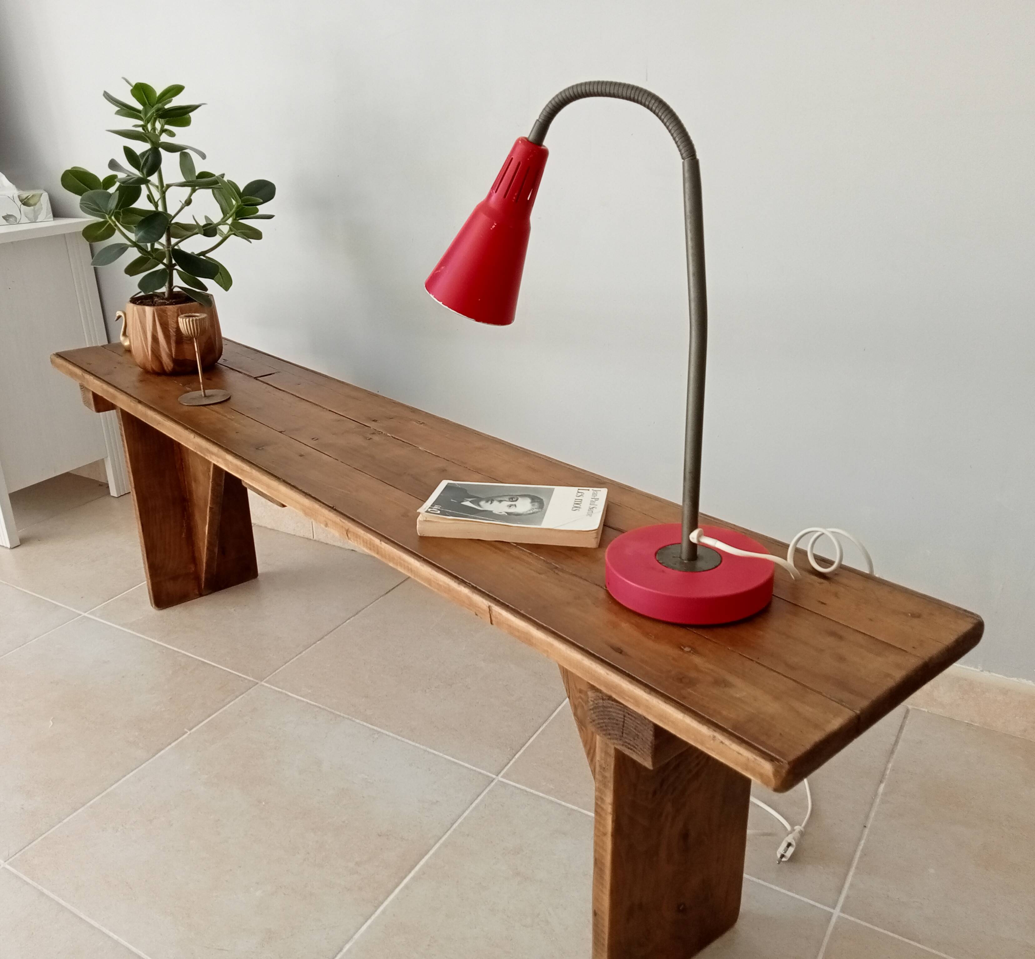 Vintage country bench 70s