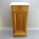 Table de chevet vintage en bois de merisier