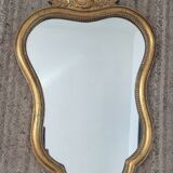 Mirror set and gilded wooden console