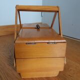 Sewing box worker