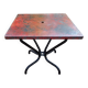 Bistro table Tolix vintage/industrial red