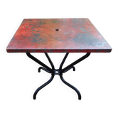 Bistro table Tolix vintage/industrial red
