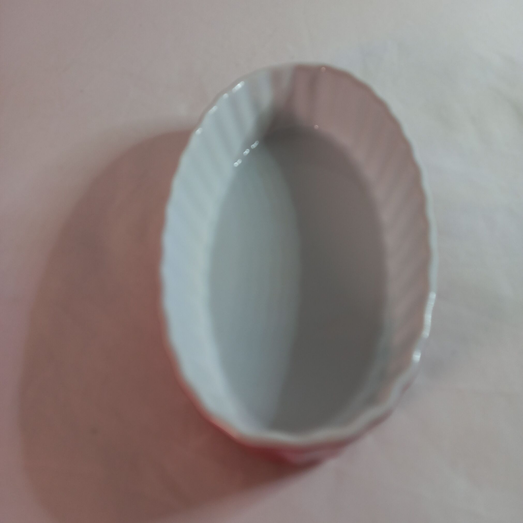 Pink ceramic baking dish