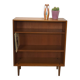 Noten fineer boekenkast LP kast met legplanken nr. 1