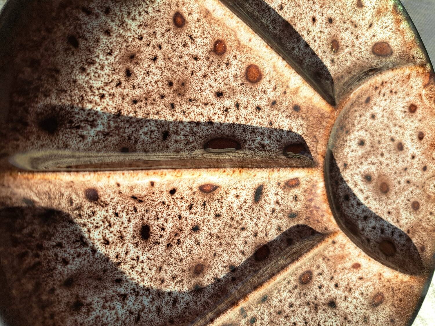 Marius Giuge Vallauris plate service