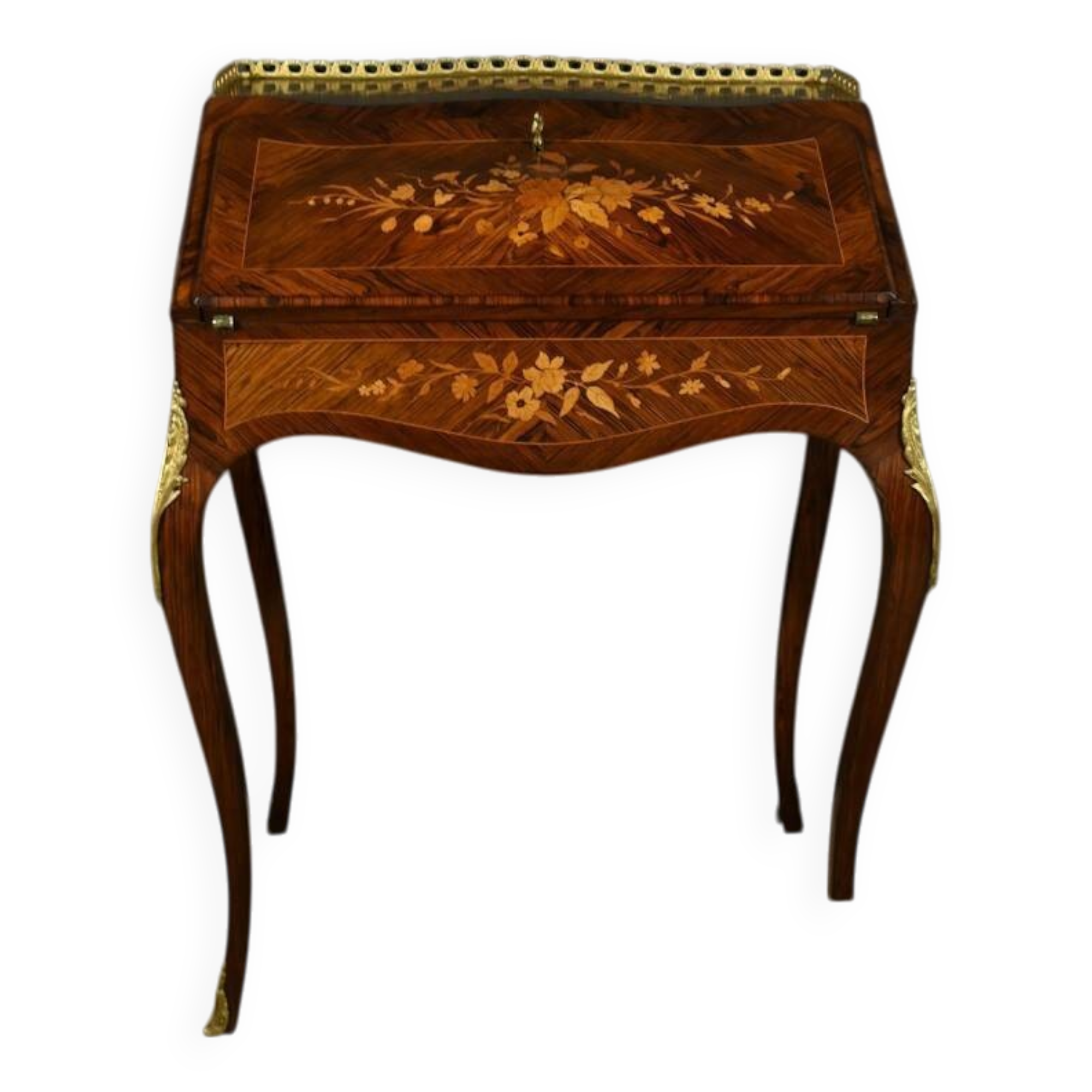 Small Rosewood Lady's Desk, Louis XV Style – Part 2 of the 19th Century