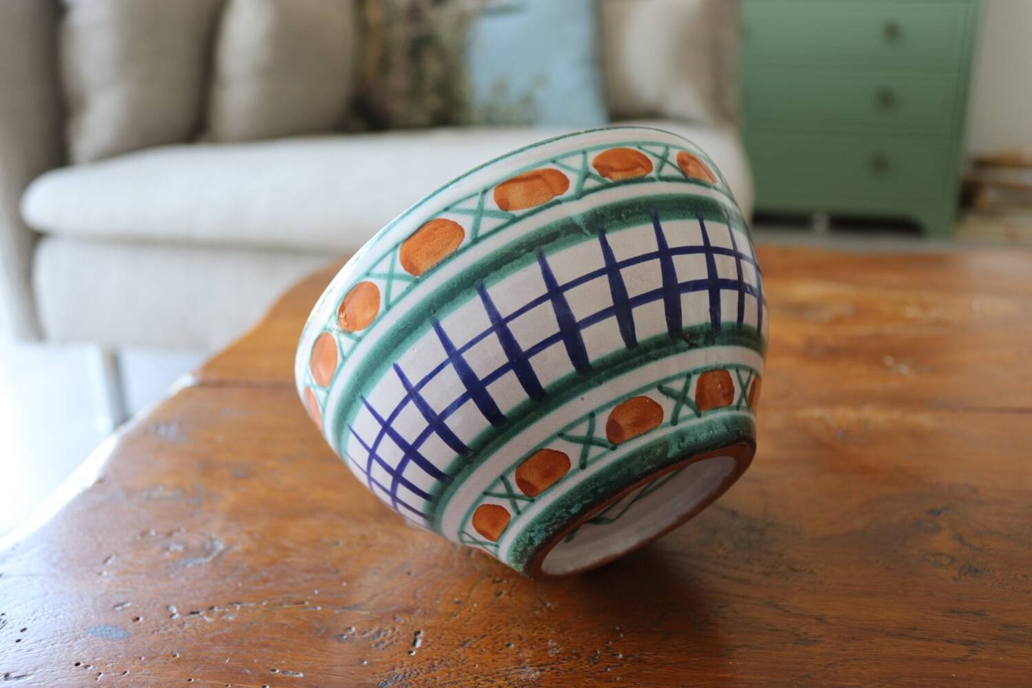 Ceramic bowl signed Robert Picault