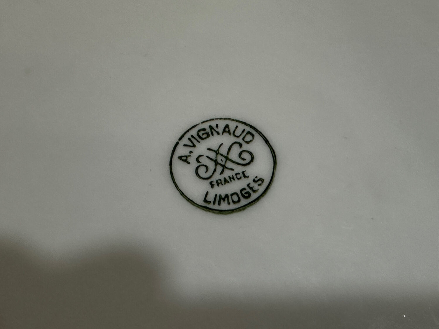 A. Vignaud-Limoges-France- Service 18 Pcs Greek Frieze Gilded