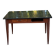 Vintage Scandinavian desk 1950 black top school style mid-century