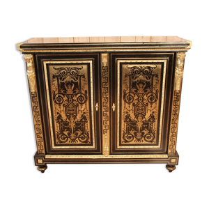 Buffet a hauteur d'appui en marqueterie