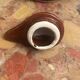 Enamelled ceramic coffee pot signed Vallauris - 1960s