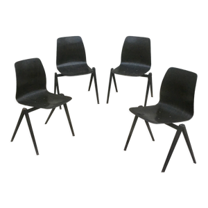 lot de 4 chaises vintage