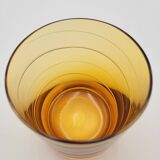 Set of 4 Mikasa colored glass glasses