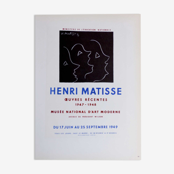 Lithograph Henri Matisse 1959