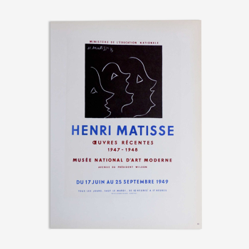 Lithographie Henri Matisse 1959