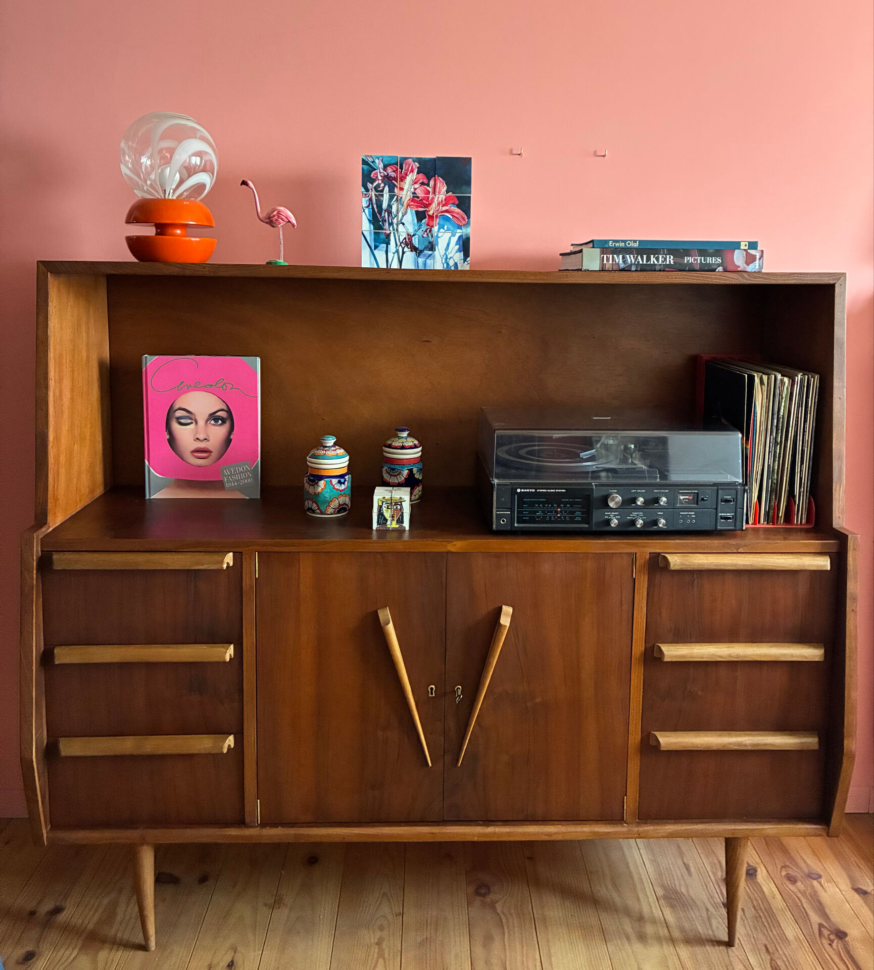 Enfilade Haute Vintage Scandinave - Mid Century