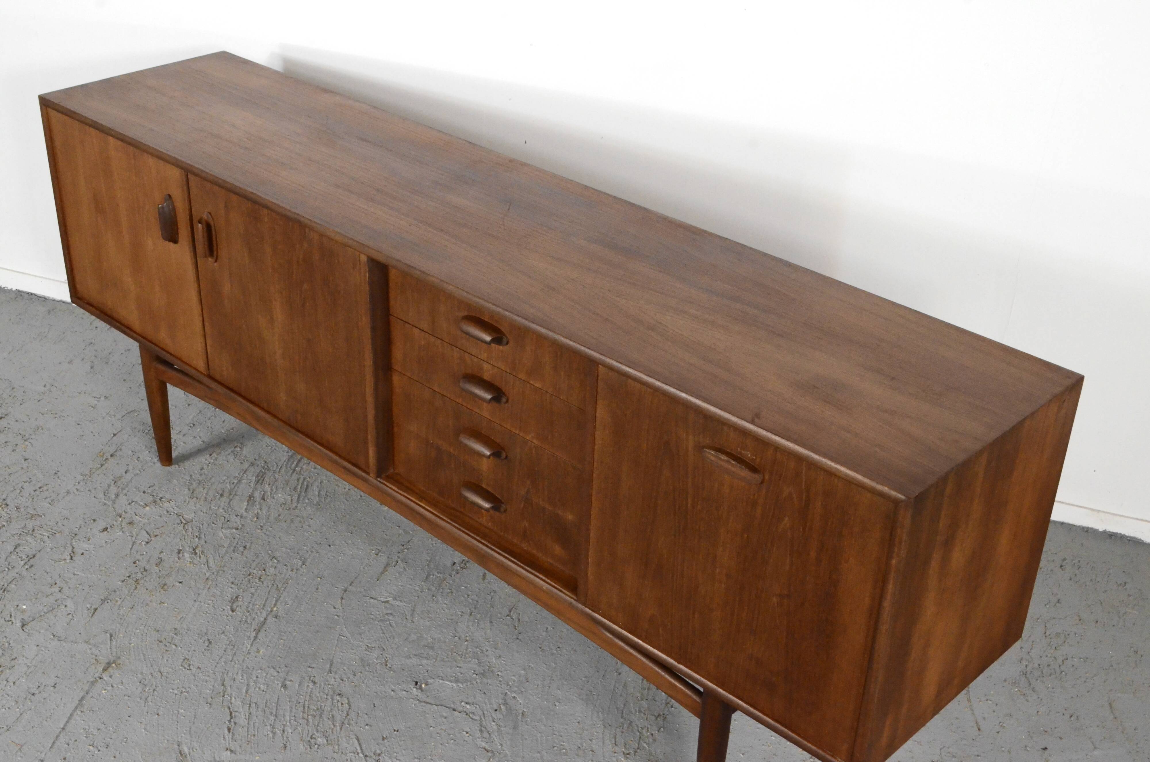 Buffet vintage Mid-Century en Afromosia et teck