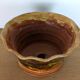Glazed earthenware planter