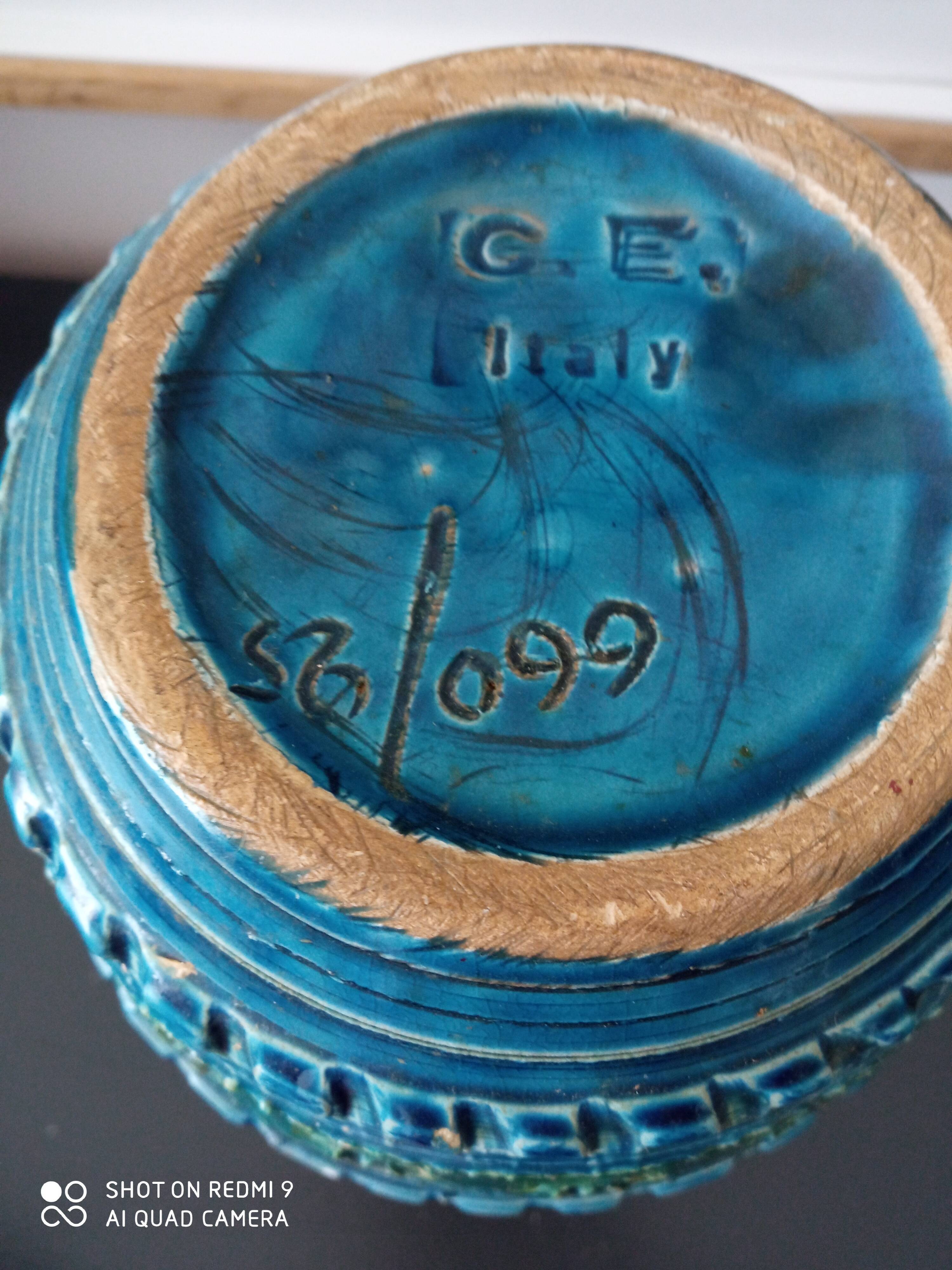 Vase Aldo longi for bitossi rimini