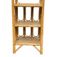 Small rattan bookcase bedside cabinet