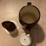 Cafetière en Tôle Émaillée 70’