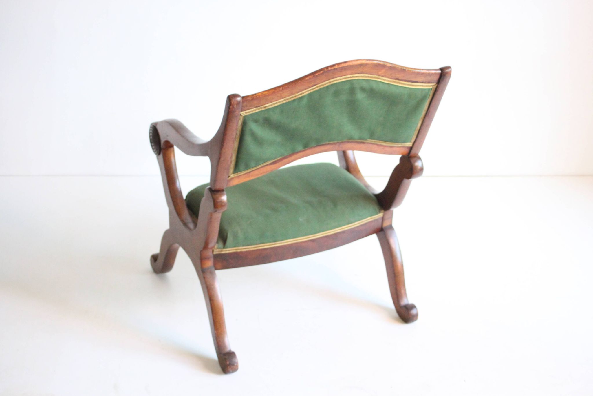 Tabouret et chaise de prière transformables victoriens pour prie-Dieu