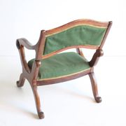 Tabouret et chaise de prière transformables victoriens pour prie-Dieu